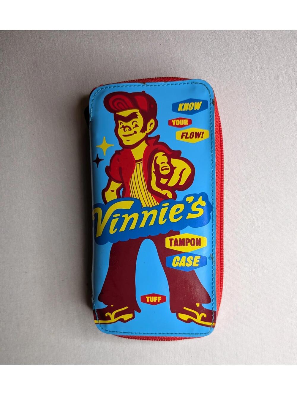 VTG Y2K Vinnie's Tuff Tampon Case Zipper  Period Pouch